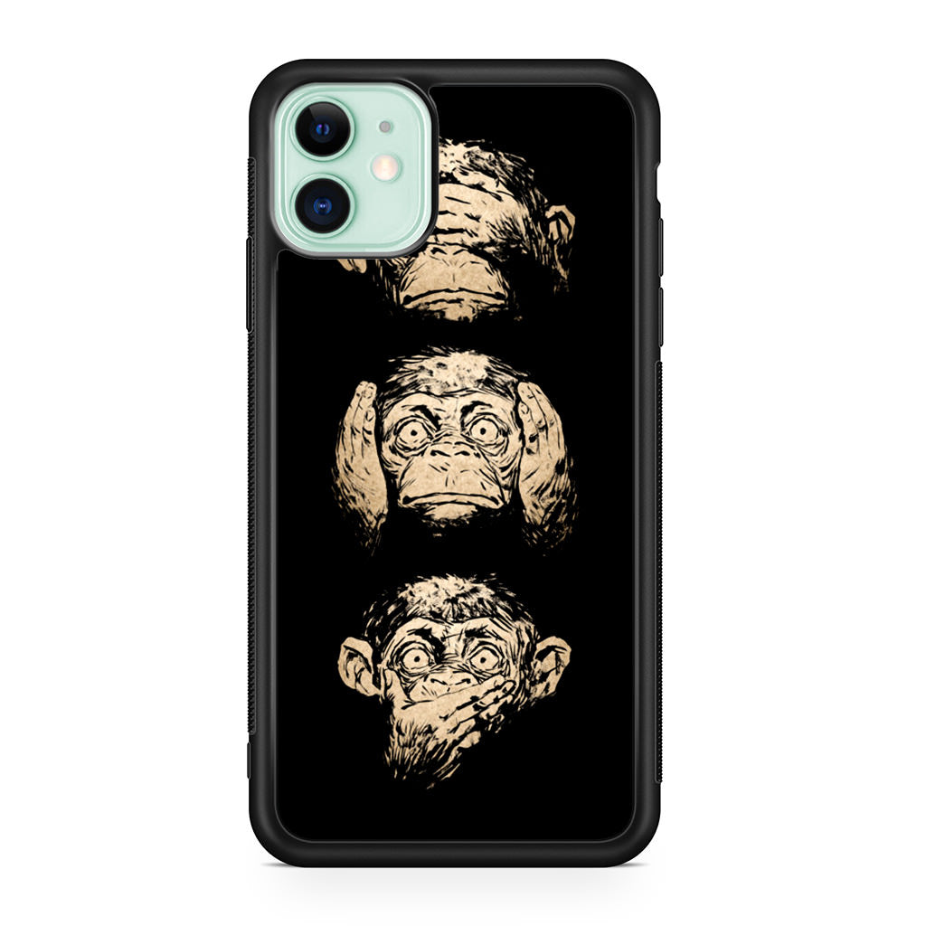 3 Wise Monkey iPhone 12 Case