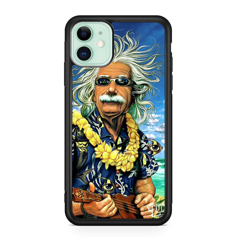 Albert Enstein On Vacation iPhone 12 Case