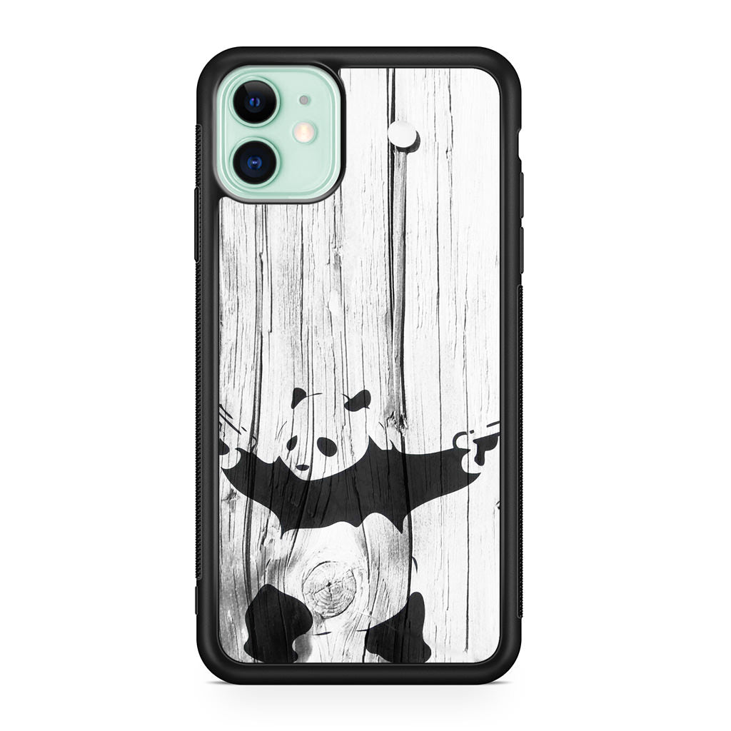 Banksy Graffiti Panda iPhone 11 Case