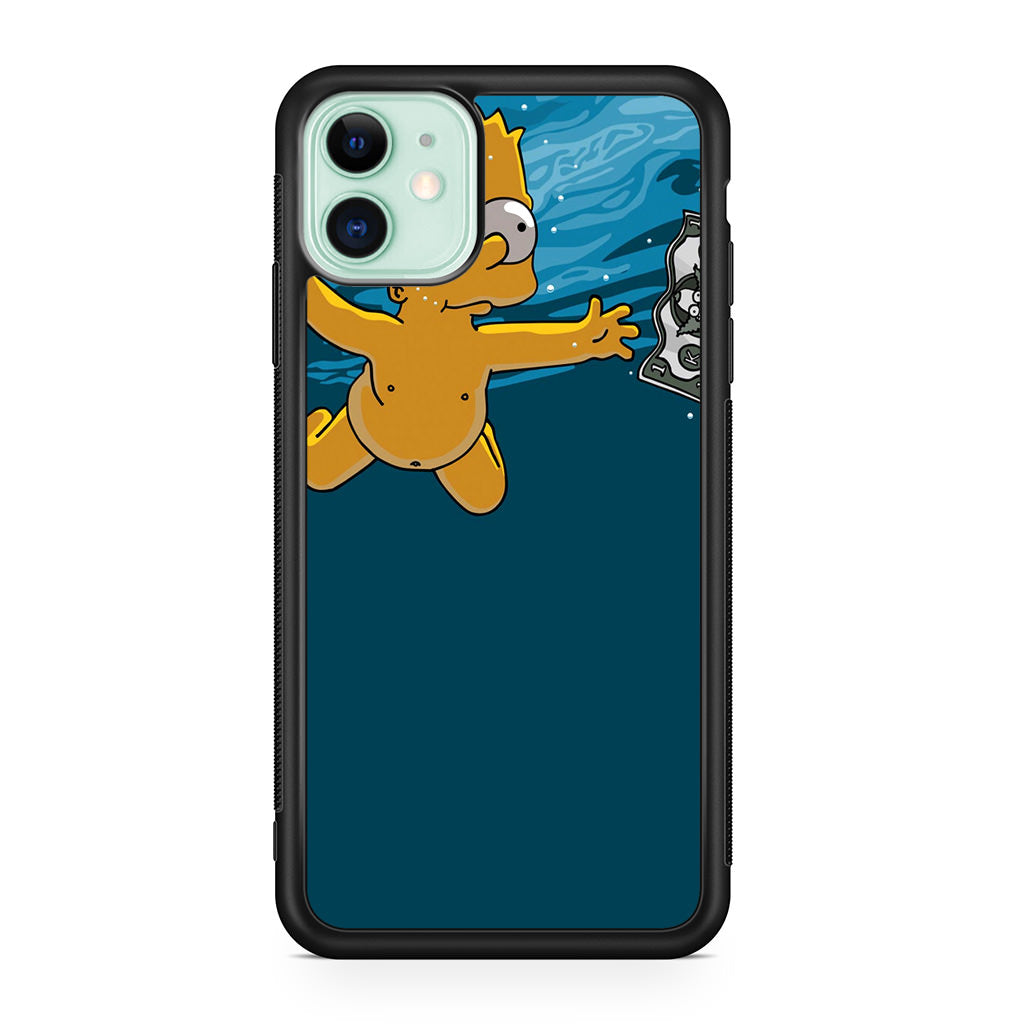 Bart Swimming For Money iPhone 12 Case