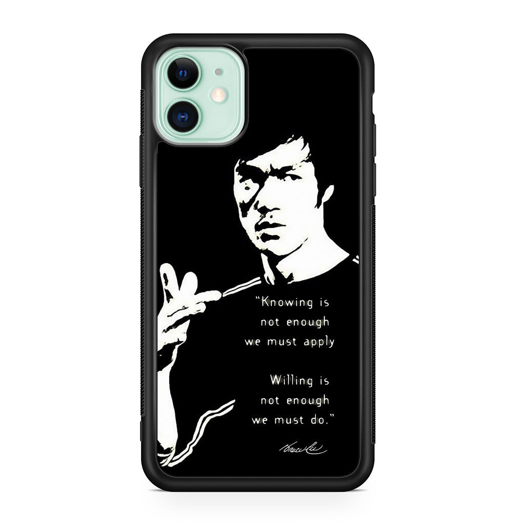 Bruce Lee Quotes iPhone 12 Case