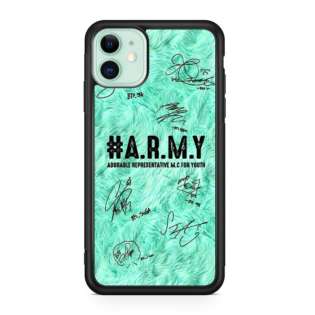 BTS Army Signature iPhone 12 Case