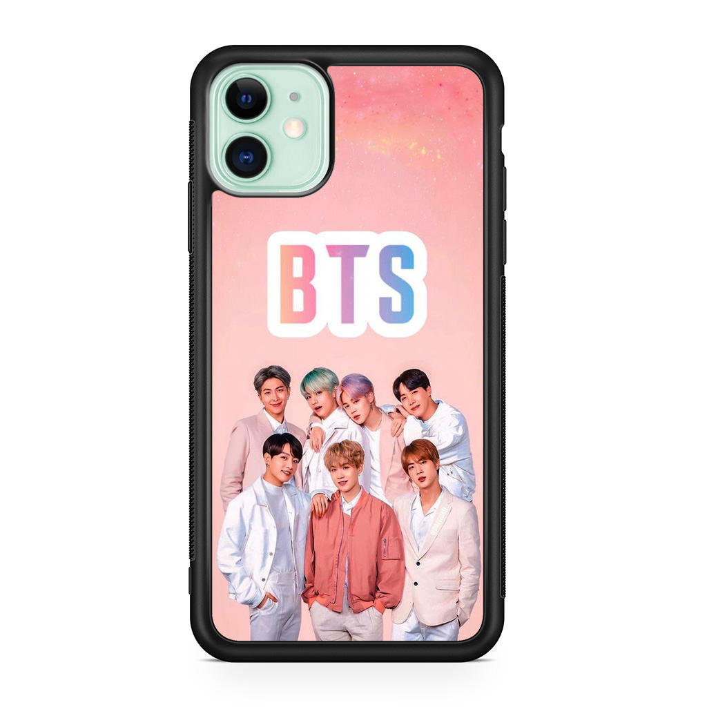 BTS Member in Pink iPhone 12 Case