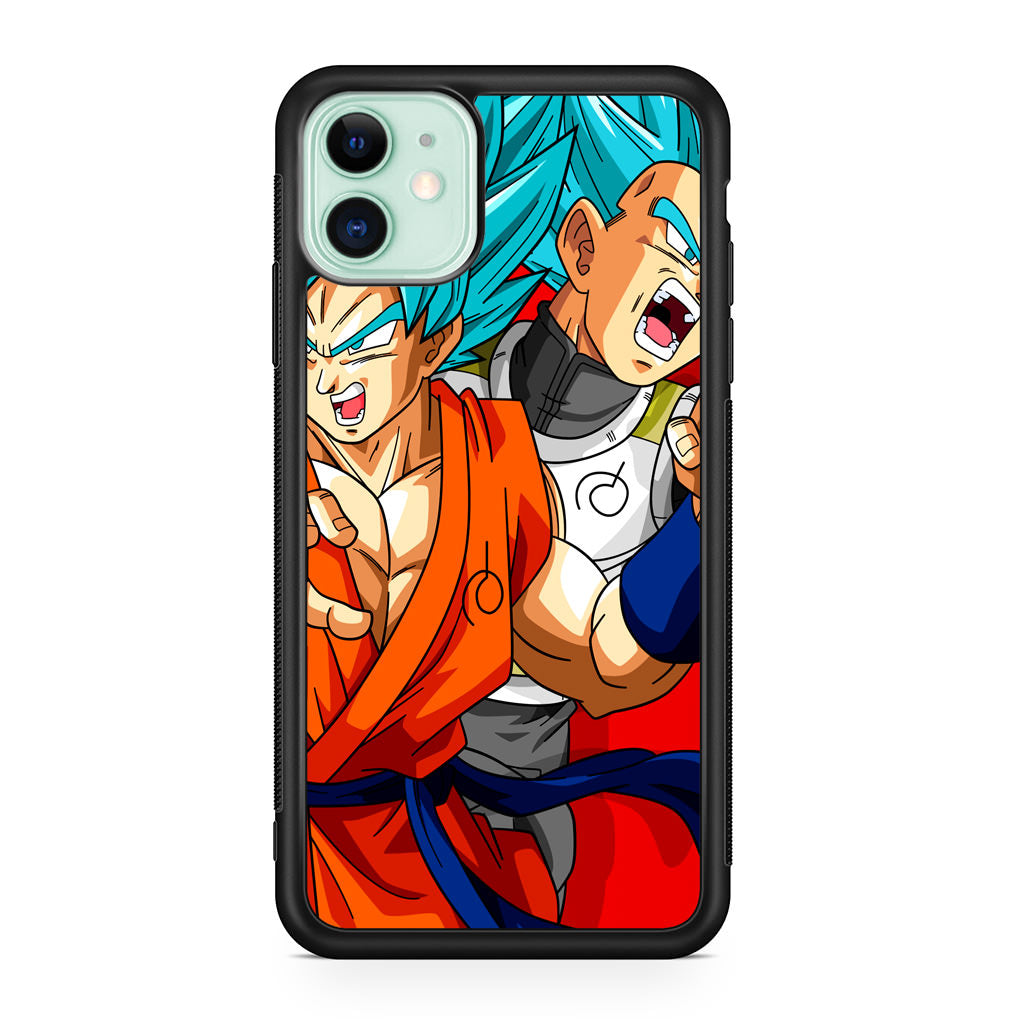 Dragon Ball Super SSGSS Goku And Vegeta iPhone 12 Case