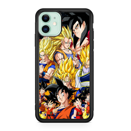 Dragon Ball Z Son Goku Transformation iPhone 12 Case