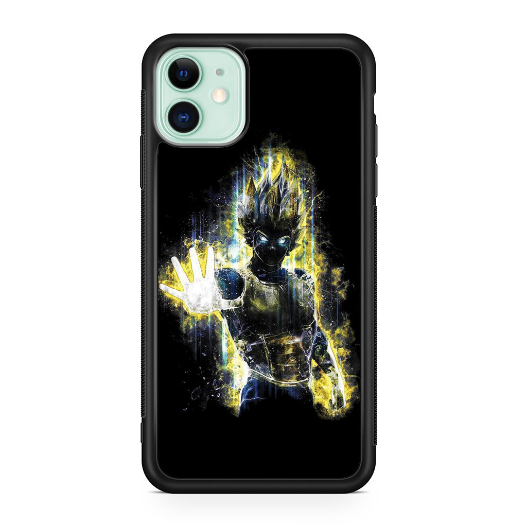 Dragon Ball Z Vegeta Bad Saiyan Prince iPhone 12 Case