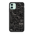 Fix You Lyrics iPhone 11 Case