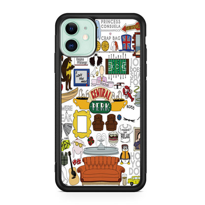 Friends TV Show Central Perk Sticker iPhone 12 mini Case