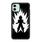 Goku Super Saiyan Black White iPhone 11 Case