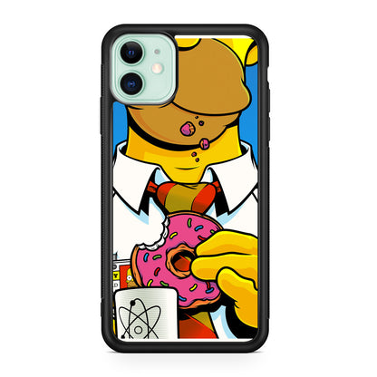 Homer Eats Donut iPhone 12 Case