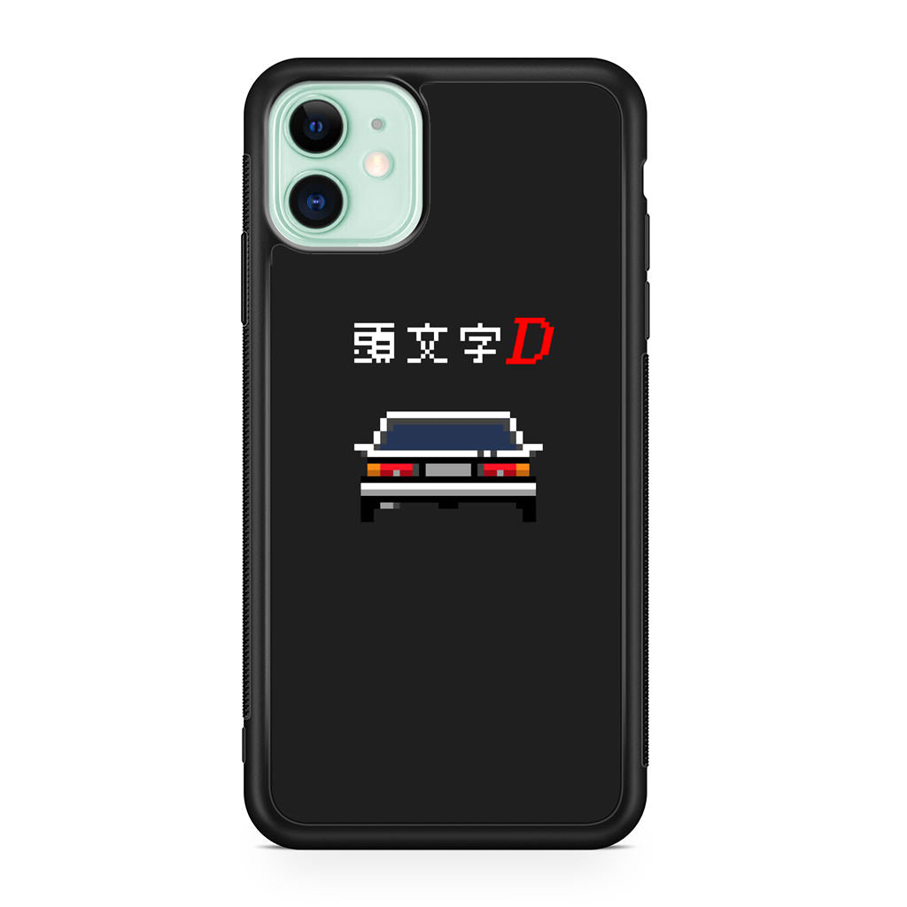 Initial D Pixel Art iPhone 11 Case