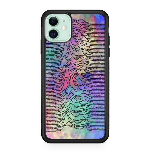 Joy Division Unknown Pleasures Colorful iPhone 12 Case