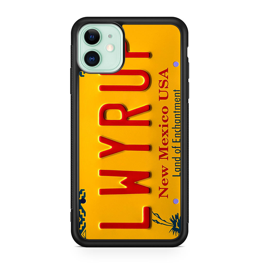 LWYRUP License Plate iPhone 12 Case