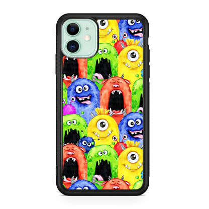 Monster Watercolor Art iPhone 12 Case