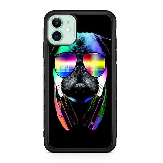 Music Lover Pug V iPhone 12 Case