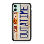 Back to the Future License Plate Outatime iPhone 11 Case