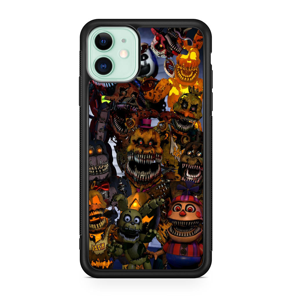 Five Nights at Freddy's Scary Characters iPhone 11 Case