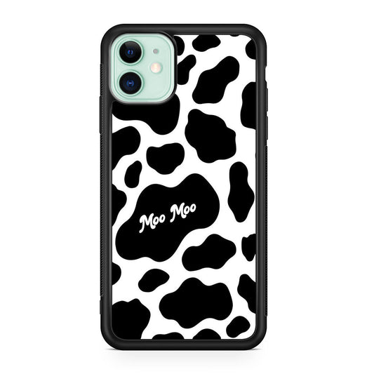 Moo Moo Pattern iPhone 11 Case