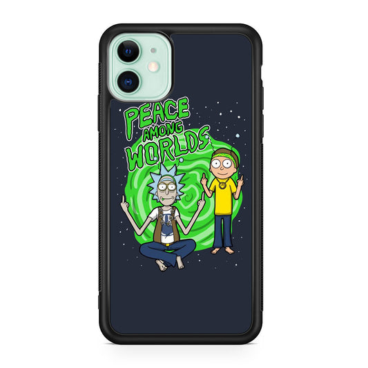 Rick And Morty Peace Among Worlds iPhone 11 Case