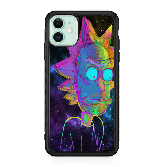 Rick Colorful Crayon Space iPhone 11 Case