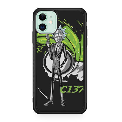 Rick Sanchez Agent C137 iPhone 11 Case