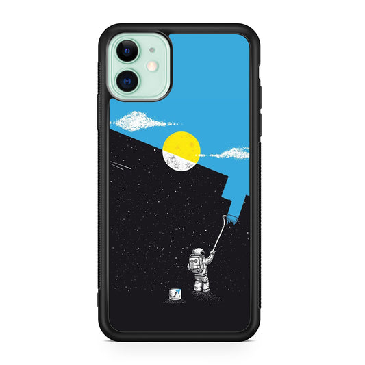 Space Paiting Day iPhone 11 Case