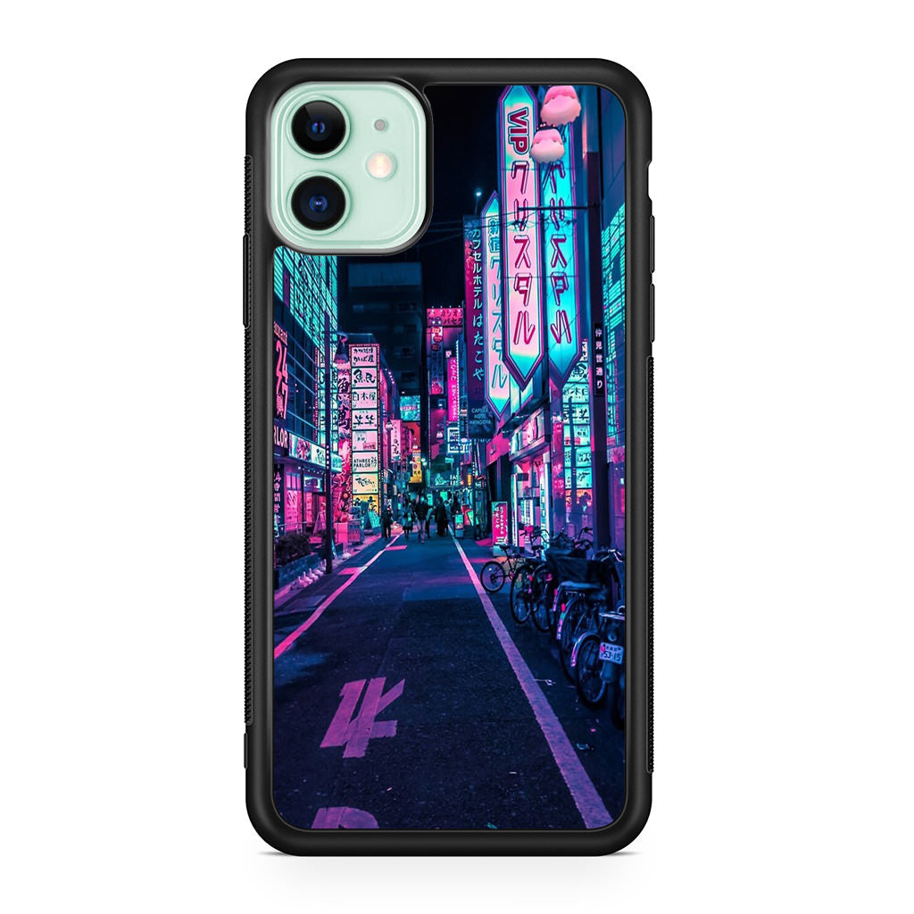 Tokyo Street Wonderful Neon iPhone 11 Case