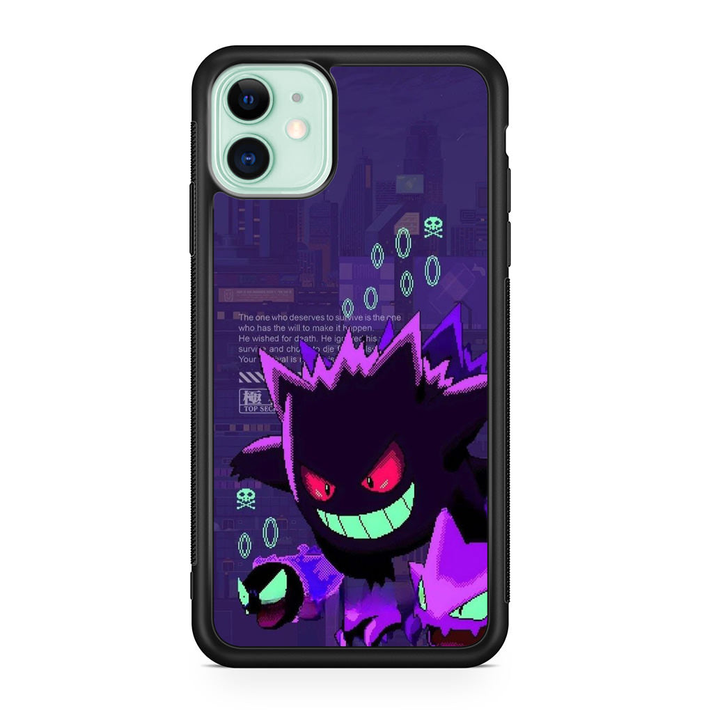 Gengar Pixel Art iPhone 12 mini Case