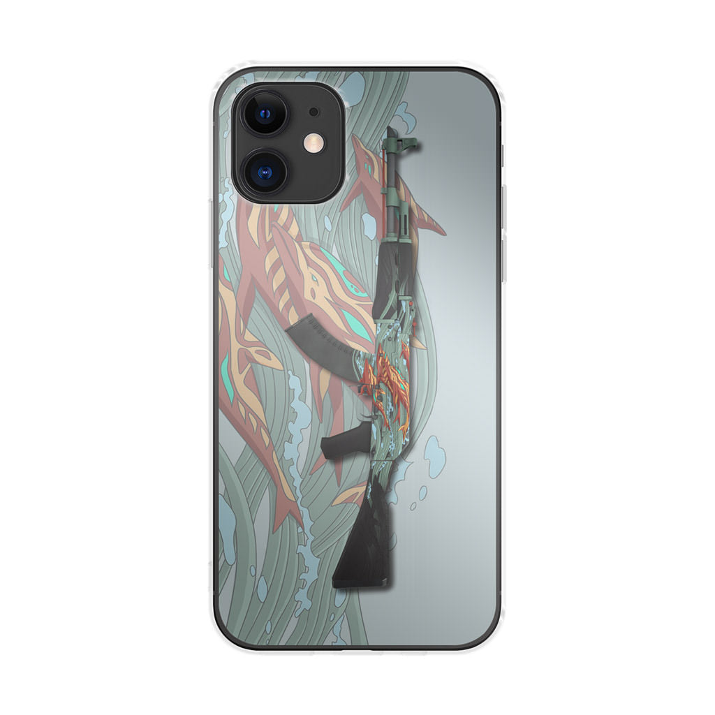 AK-47 Aquamarine Revenge iPhone 12 mini Case