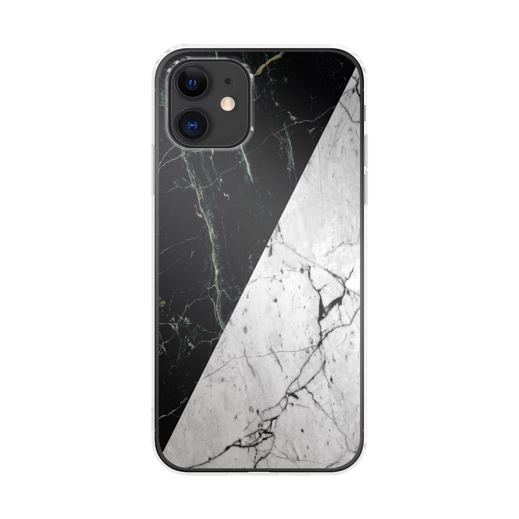 B&W Marble iPhone 12 mini Case