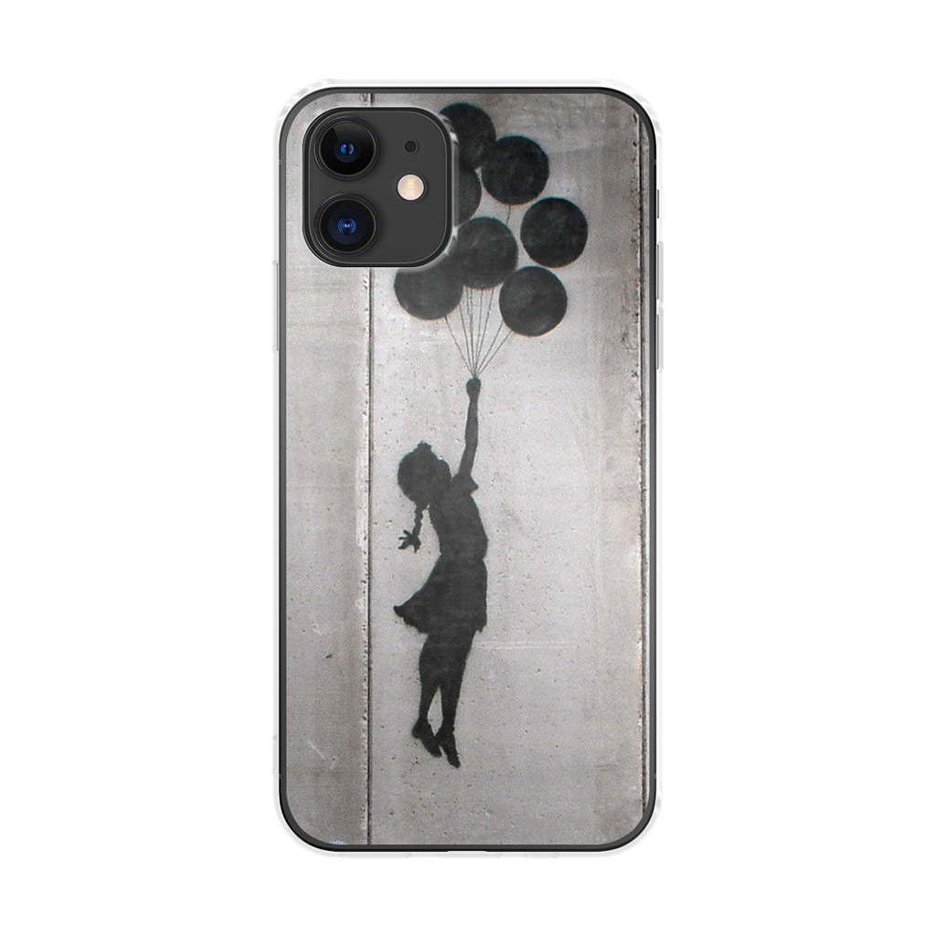 Banksy Girl With Balloons iPhone 12 Case