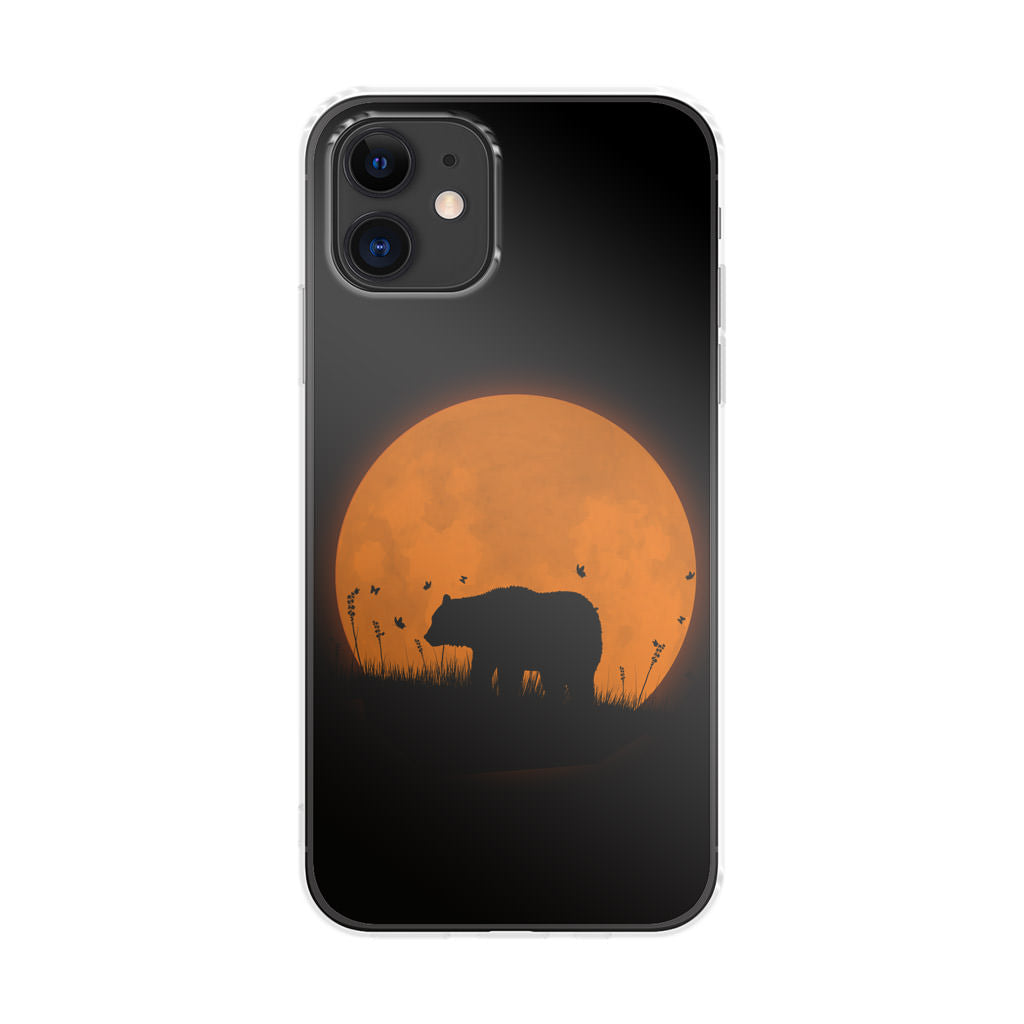 Bear Silhouette iPhone 12 mini Case