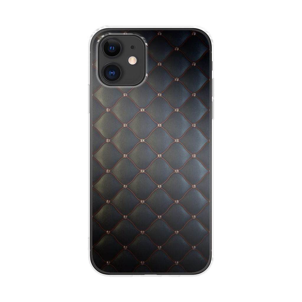 Black Royal Pattern iPhone 11 Case