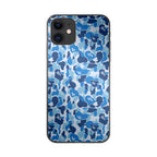 Blue Camo iPhone 12 mini Case