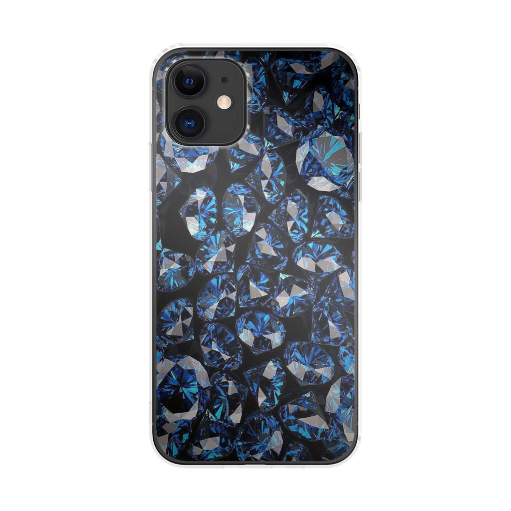 Blue Diamonds Pattern iPhone 12 Case