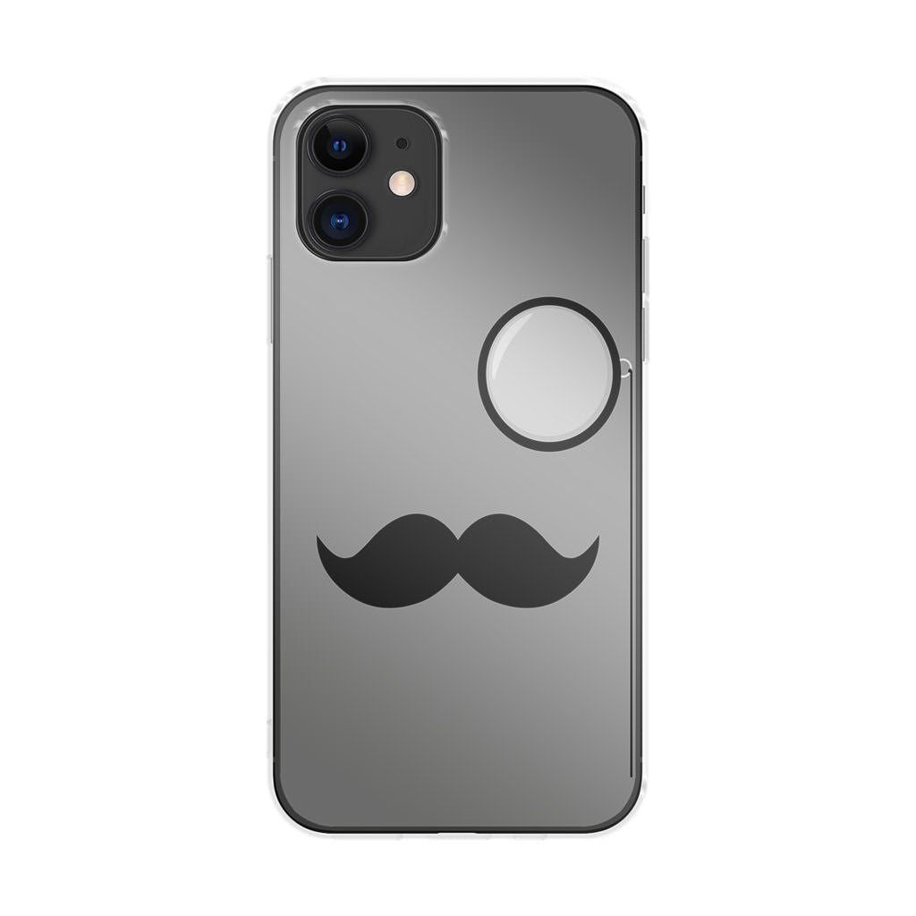 Classy Mustache iPhone 11 Case