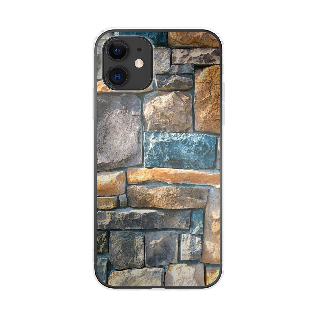 Colored Stone Piles iPhone 11 Case