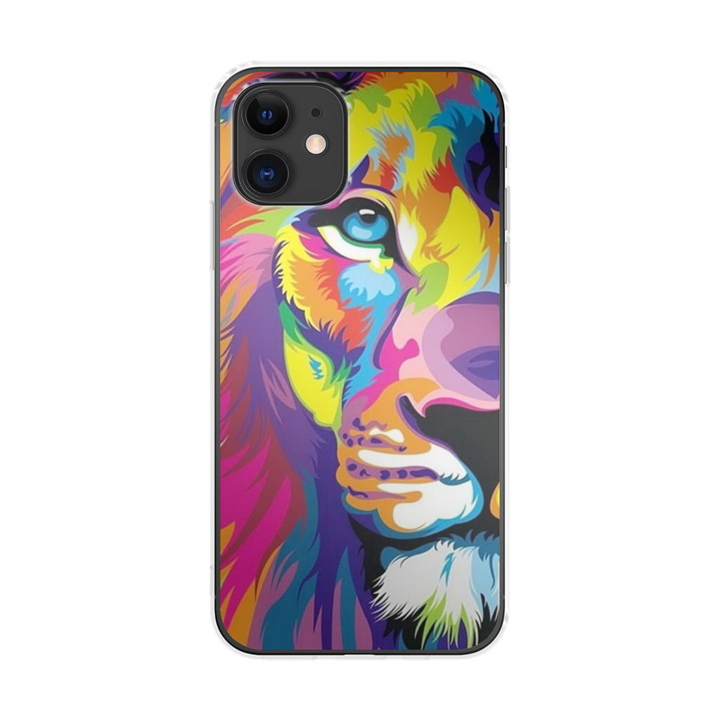 Colorful Lion iPhone 12 Case
