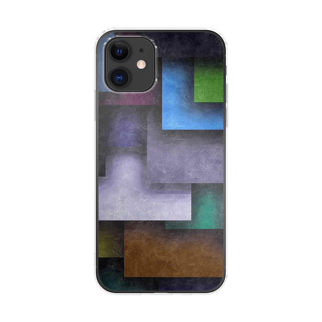 Colorful Rectangel Art iPhone 11 Case