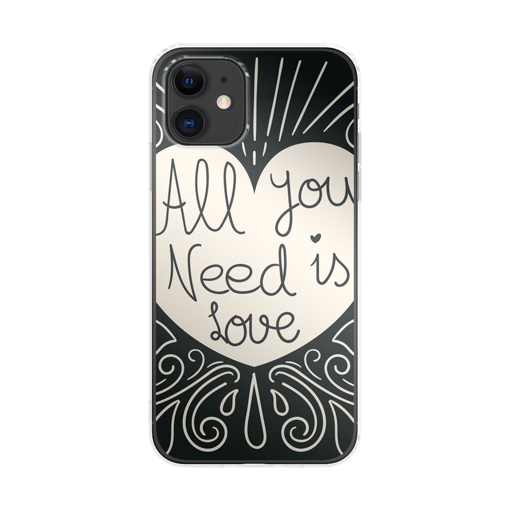 Drawn Love iPhone 11 Case