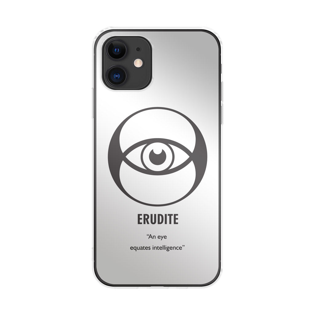 Erudite Divergent Faction iPhone 12 Case