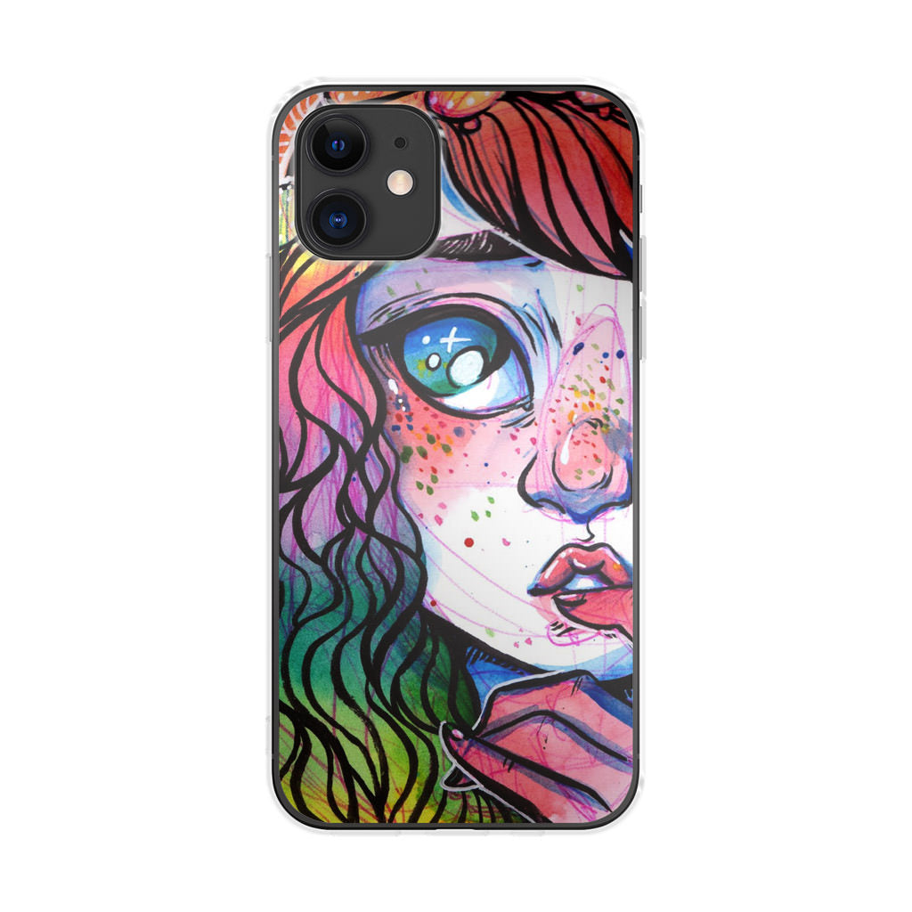 Eyes And Braids iPhone 12 mini Case