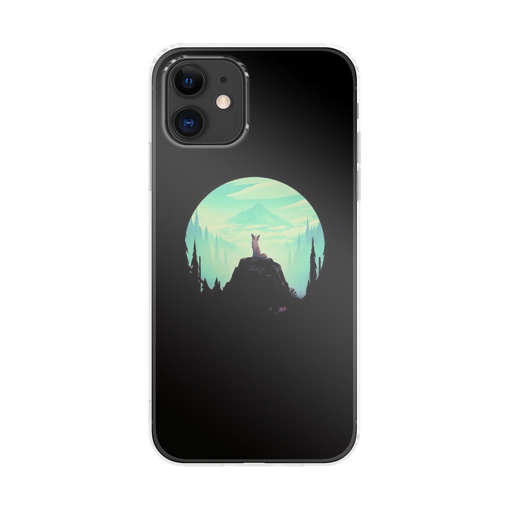 Fox on the Rock iPhone 11 Case