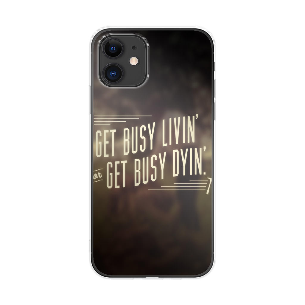 Get Living or Get Dying iPhone 12 mini Case