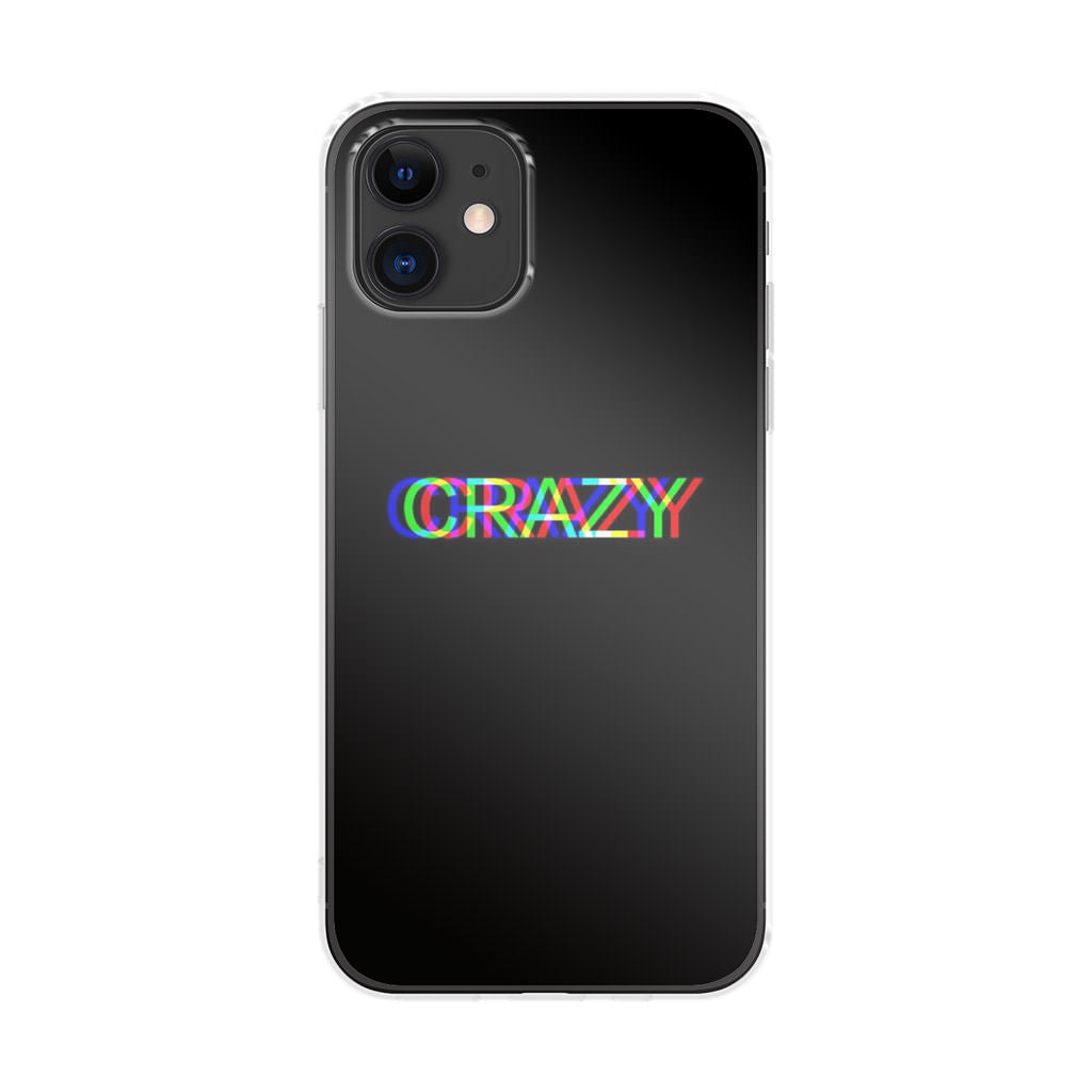 Glitch Crazy iPhone 12 Case