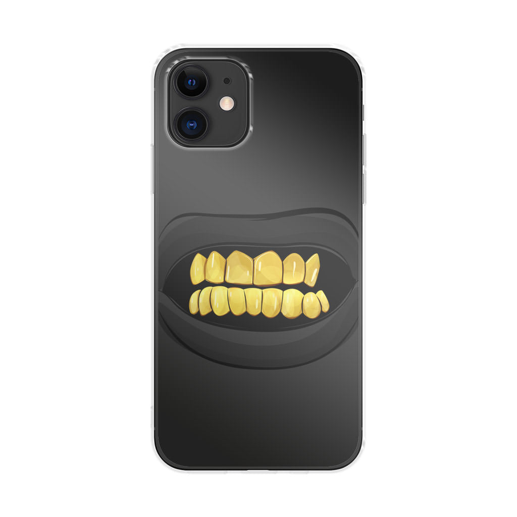 Gold Grillz iPhone 12 Case