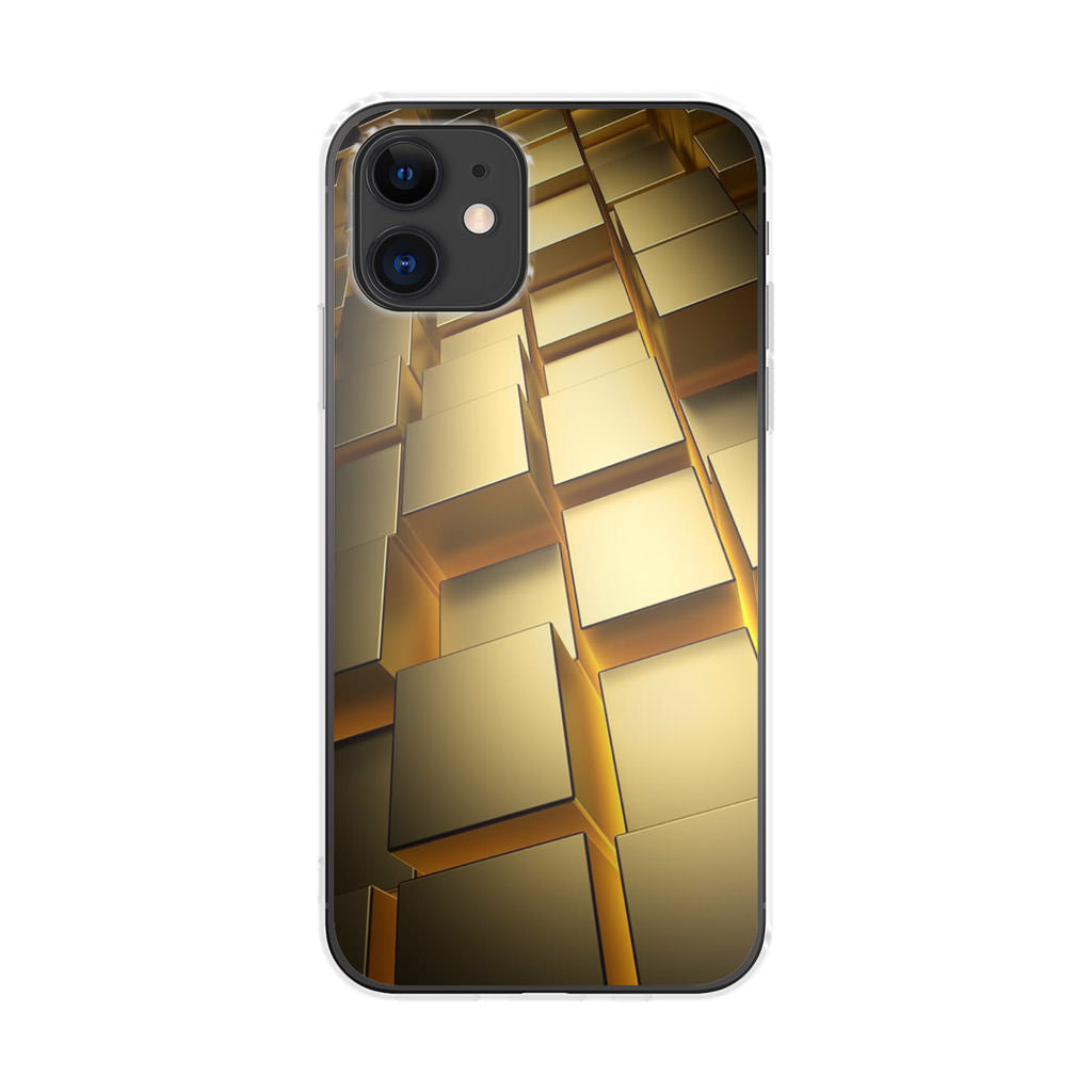 Golden Cubes iPhone 12 Case