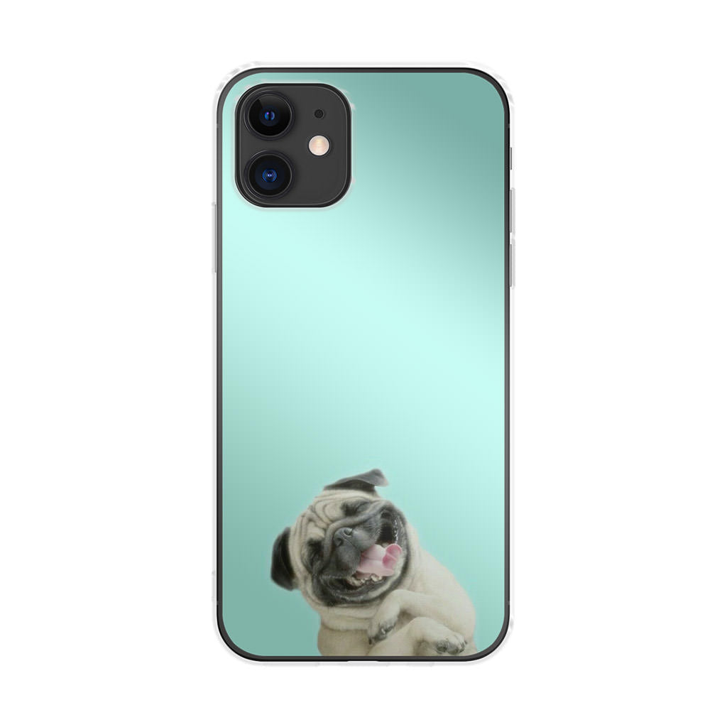 Laughing Pug iPhone 12 Case
