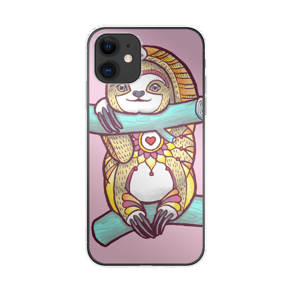 Mandala Sloth iPhone 11 Case