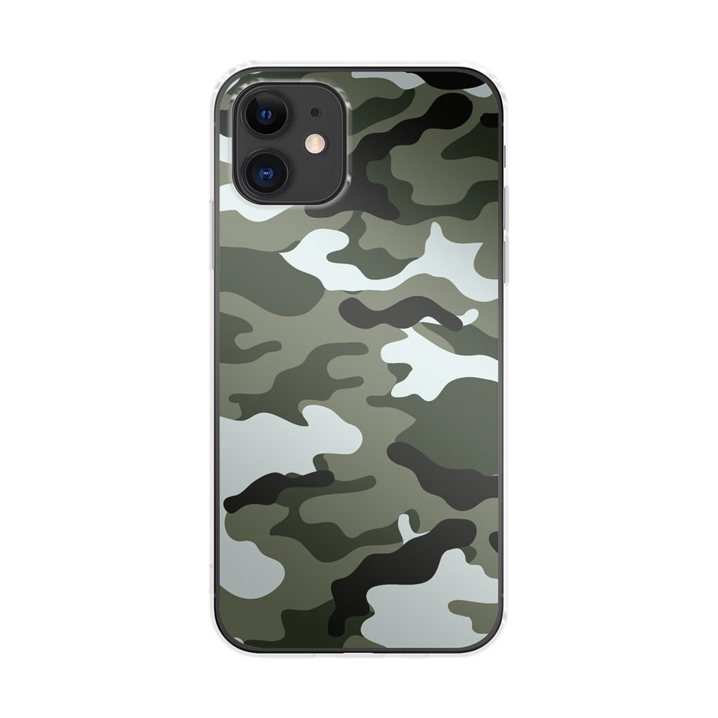 Military Green Camo iPhone 12 mini Case